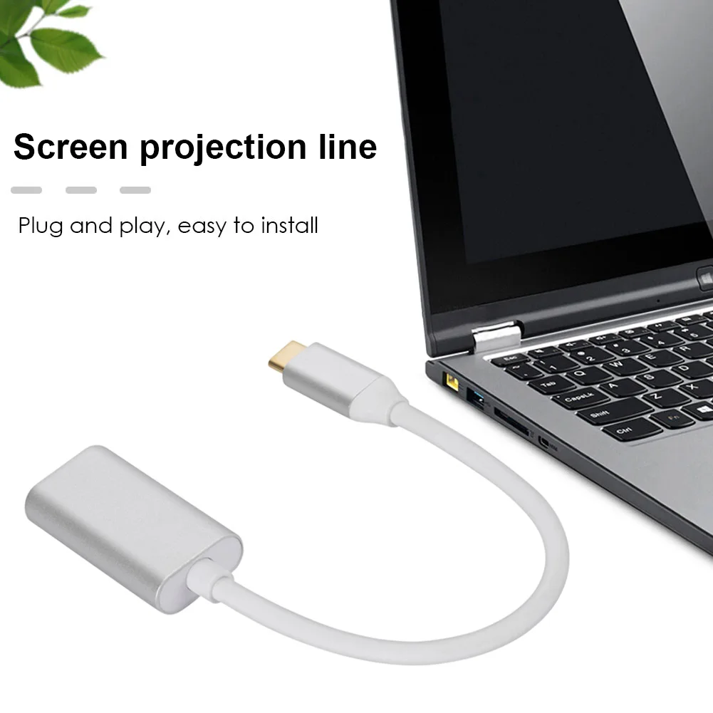 Type-C to HDMI-compatible Adapter Cable Aluminum Alloy Type-C to HDMI-compatible Converter Line Android Phone Screen Projection
Type-C to HDMI-compatible Adapter Cable Aluminum Alloy Type-C to HDMI-compatible Converter Line Android Phone Screen Projection