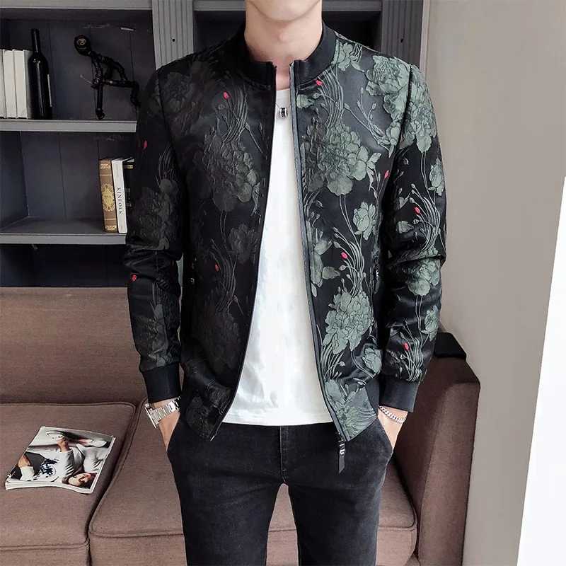 Golf Apparel Men's Spring Autumn Embroidered Bomber Jacket Men's Slim Fit Jacquard Jacket Men's Casual Baseball Jacket
Golf Apparel Men's Spring Autumn Embroidered Bomber Jacket Men's Slim Fit Jacquard Jacket Men's Casual Baseball Jacket