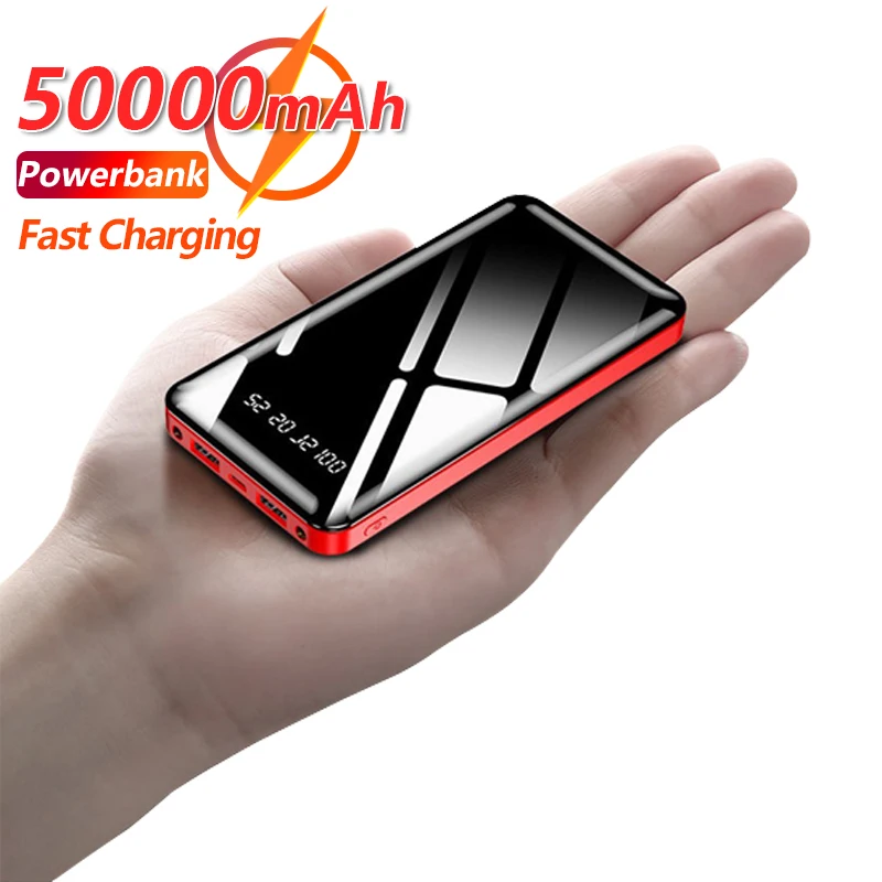 50000mAh Mini PowerBank with Digital Display One-way External Battery Outdoor Portable Power Bank Fast Charger for Xiaomi Iphone
50000mAh Mini PowerBank with Digital Display One-way External Battery Outdoor Portable Power Bank Fast Charger for Xiaomi Iphone