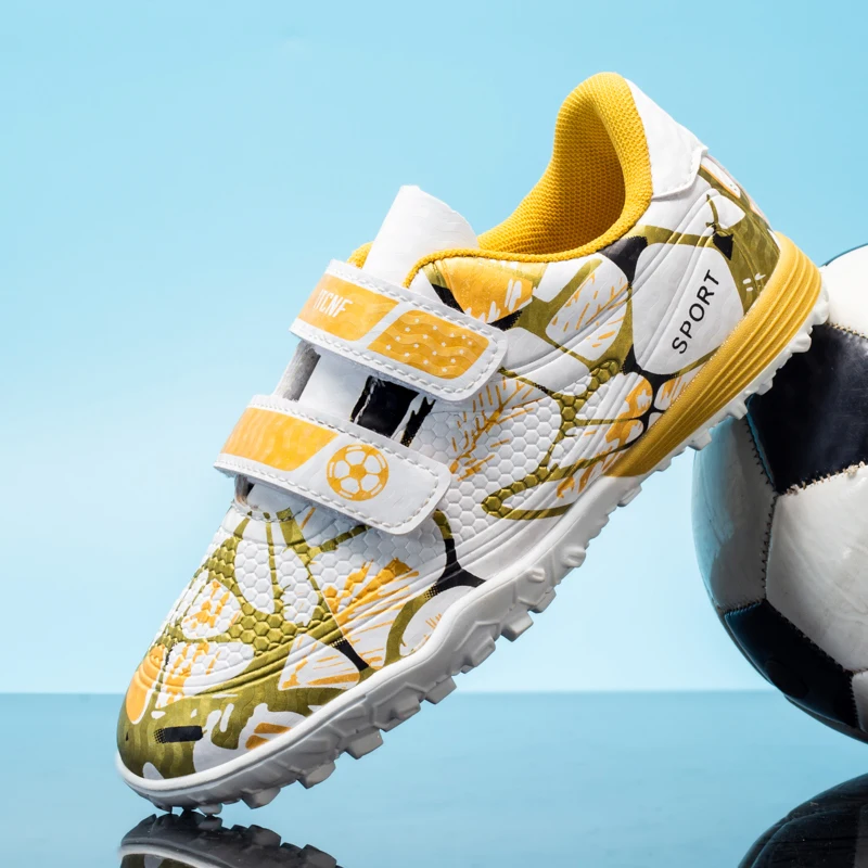Kids Soccer Shoes Gold Pink Boys Outdoor Football Training Sneakers Non-slip Turf Girls TF Soccer Trainers 305
Kids Soccer Shoes Gold Pink Boys Outdoor Football Training Sneakers Non-slip Turf Girls TF Soccer Trainers 305