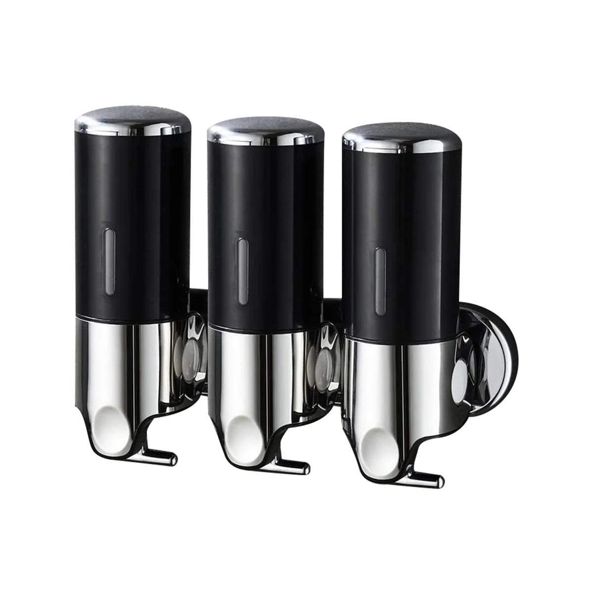500Ml Wall Mounted Soap Dispenser for Bathroom and Kitchen, Shampoo Dispenser Drill Free with Adhesive Black
500Ml Wall Mounted Soap Dispenser for Bathroom and Kitchen, Shampoo Dispenser Drill Free with Adhesive Black