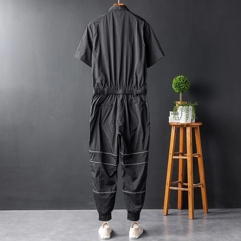 Thin Tide New Men Casual Overalls Pants Korean Male Loose Couples Fashion Jumpsuit Shirt Mens One-piece Suit Jogger Trousers
Thin Tide New Men Casual Overalls Pants Korean Male Loose Couples Fashion Jumpsuit Shirt Mens One-piece Suit Jogger Trousers