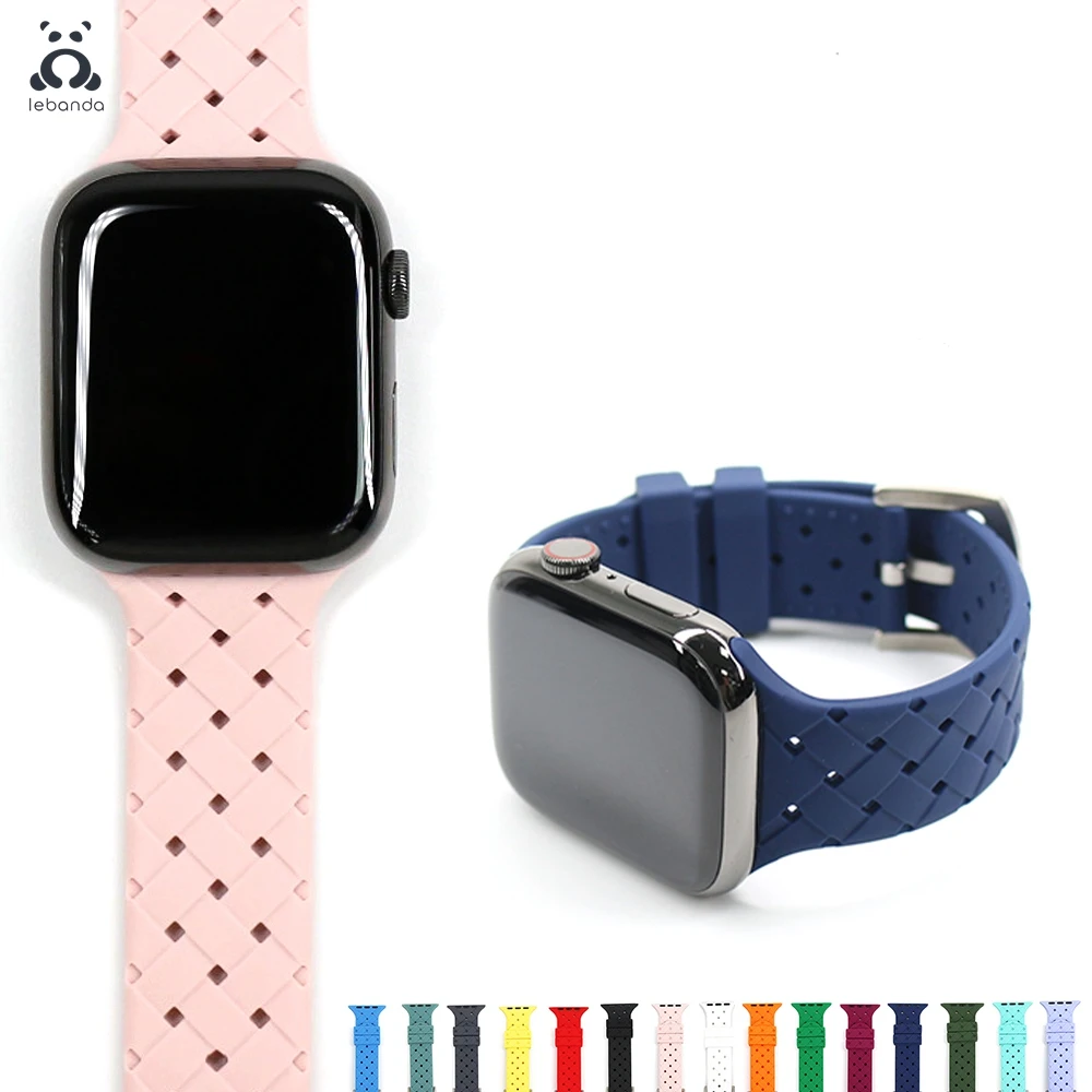 Ремешок URVOI для Apple Watch series 7 6 SE54321, силиконовый спортивный браслет для iWatch, плетеный стиль, современный дизайн, пряжка с язычком, 40 44 мм
Ремешок URVOI для Apple Watch series 7 6 SE54321, силиконовый спортивный браслет для iWatch, плетеный стиль, современный дизайн, пряжка с язычком, 40 44 мм