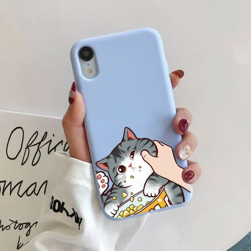 Cute Cat Cartoon Phone Case for iPhone 11 12 13 Mini Pro Xs Max 8 7 6 6S Plus X XR Soft Candy Color Case
Cute Cat Cartoon Phone Case for iPhone 11 12 13 Mini Pro Xs Max 8 7 6 6S Plus X XR Soft Candy Color Case