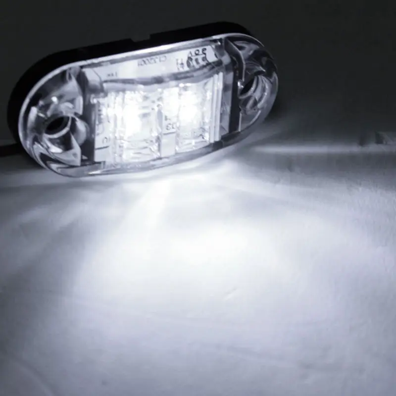 LED Clearance Car Trailer Caravan 12V 2pcs White Side Marker Lights Tail 0.5W Plastic super Lamp Truck Durable
LED Clearance Car Trailer Caravan 12V 2pcs White Side Marker Lights Tail 0.5W Plastic super Lamp Truck Durable