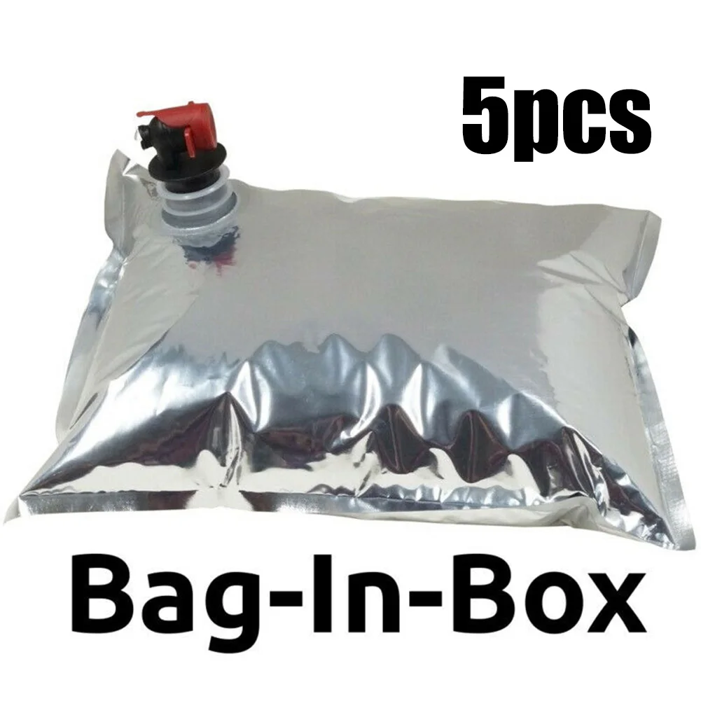 5 X Replacement Bags For Bag In Box Drinks Container / Wine Dispenser - 5 Litre With Butterfly Tap High Quality
5 X Replacement Bags For Bag In Box Drinks Container / Wine Dispenser - 5 Litre With Butterfly Tap High Quality