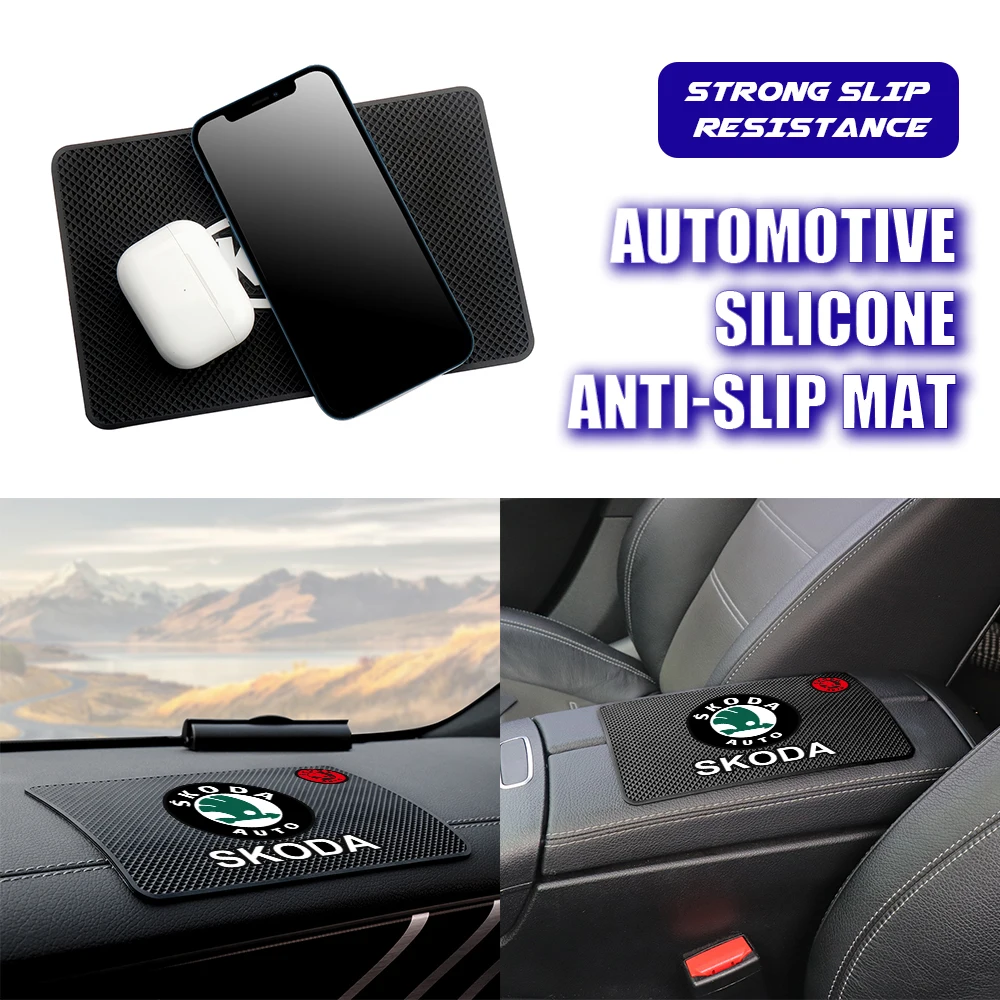 1/2pcs Car Badge Styling Dashboard Non Slip Phone Mats Anti-slip Silicone Accessories For Skoda Fabia Kamiq Karoq Kodiaq Octavia
1/2pcs Car Badge Styling Dashboard Non Slip Phone Mats Anti-slip Silicone Accessories For Skoda Fabia Kamiq Karoq Kodiaq Octavia