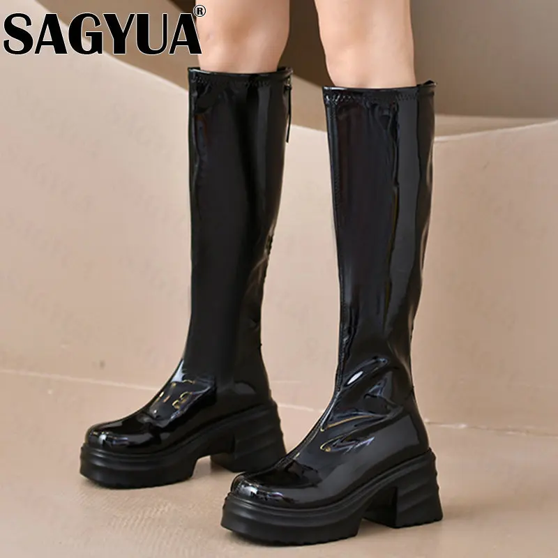 New Fashion Goth Knee High Platform Women Shoes Long Boots Winter Gladiator High Heels Chunky Knight Boots Chaussures Femme 2022
New Fashion Goth Knee High Platform Women Shoes Long Boots Winter Gladiator High Heels Chunky Knight Boots Chaussures Femme 2022