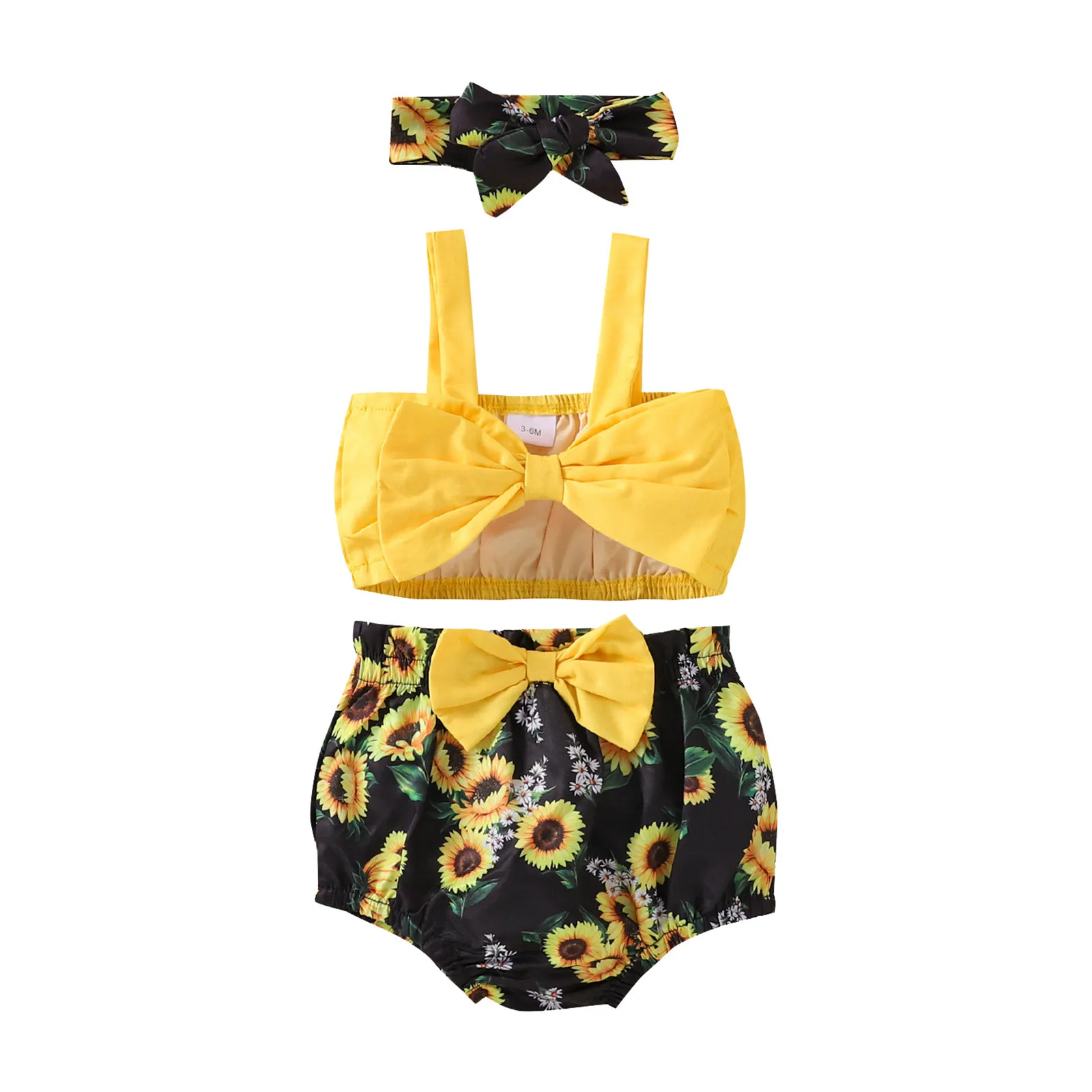 Bowknot Baby Outfits Sleeveless Headbands Sunflower Tops Printed Vest Girls Shorts Infant Leopard Girls Cute Outfits Spring
Bowknot Baby Outfits Sleeveless Headbands Sunflower Tops Printed Vest Girls Shorts Infant Leopard Girls Cute Outfits Spring