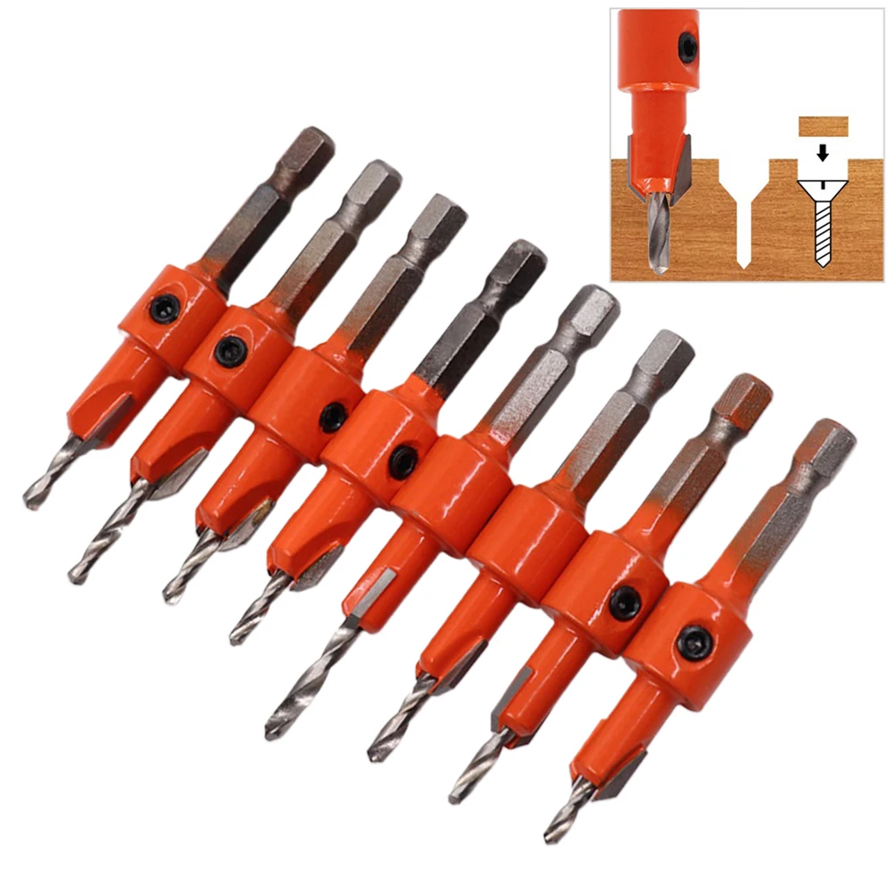 Woodworking Countersink Drill Bit 1/4" Hex Shank Router Bit Countersunk Counter Sink Bit Carpentry Tool
Woodworking Countersink Drill Bit 1/4" Hex Shank Router Bit Countersunk Counter Sink Bit Carpentry Tool