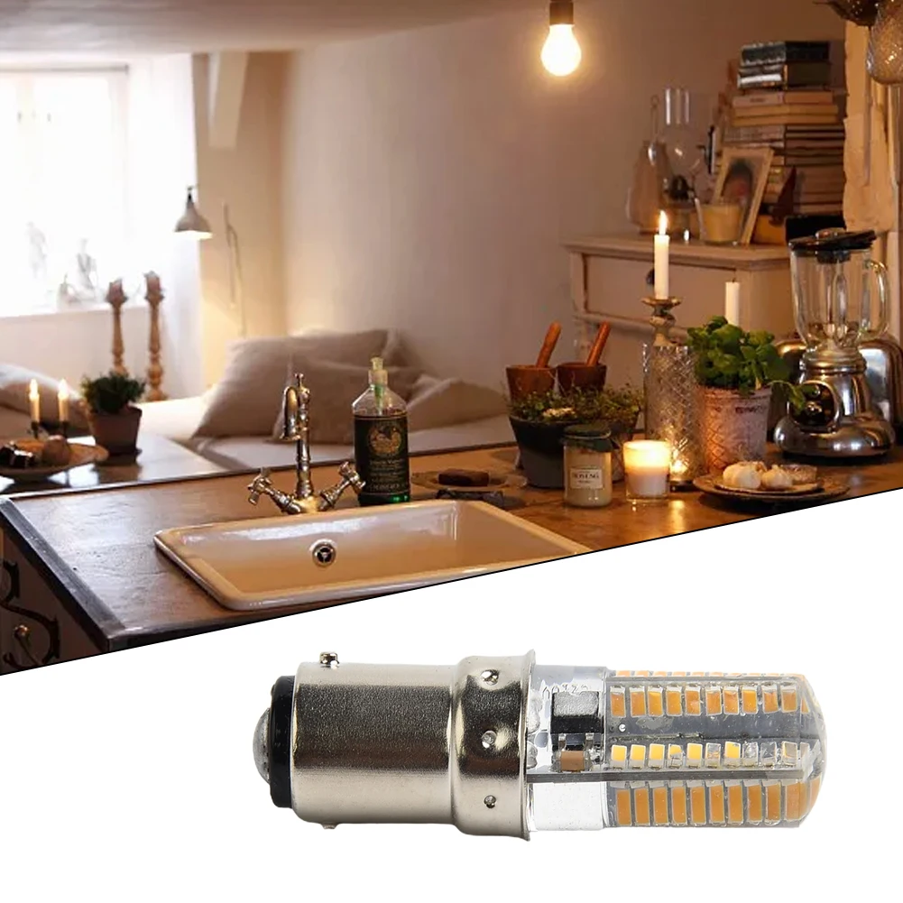 Halogen Lamp Silicone Corn Bulb Small Bayonet Cap 64-Leds BA15D LED Bulbs Lamps SBC SMD-3014 Sewing Machine Bulb
Halogen Lamp Silicone Corn Bulb Small Bayonet Cap 64-Leds BA15D LED Bulbs Lamps SBC SMD-3014 Sewing Machine Bulb