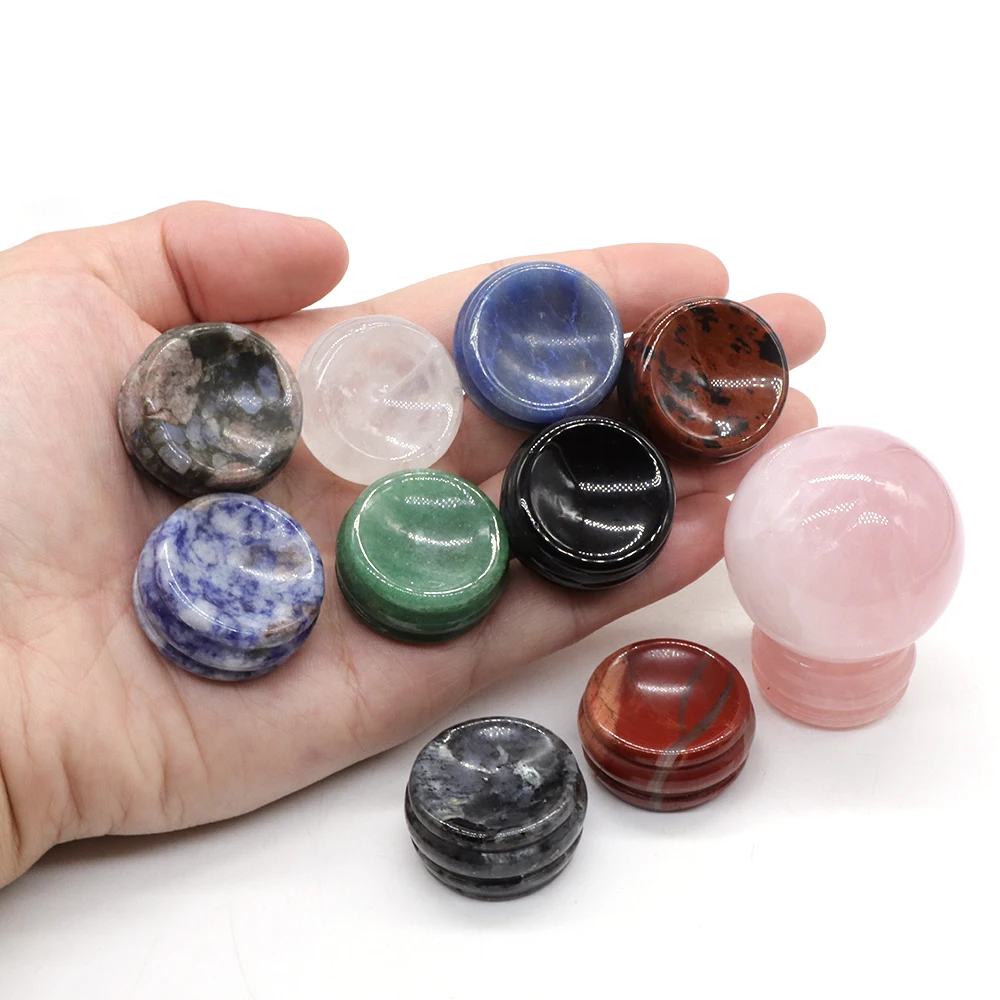 30MM Natural Crystals Stones Display Stand Holder for Sphere Ball Base Egg For Soccer Volley Desktop Ornament
30MM Natural Crystals Stones Display Stand Holder for Sphere Ball Base Egg For Soccer Volley Desktop Ornament
