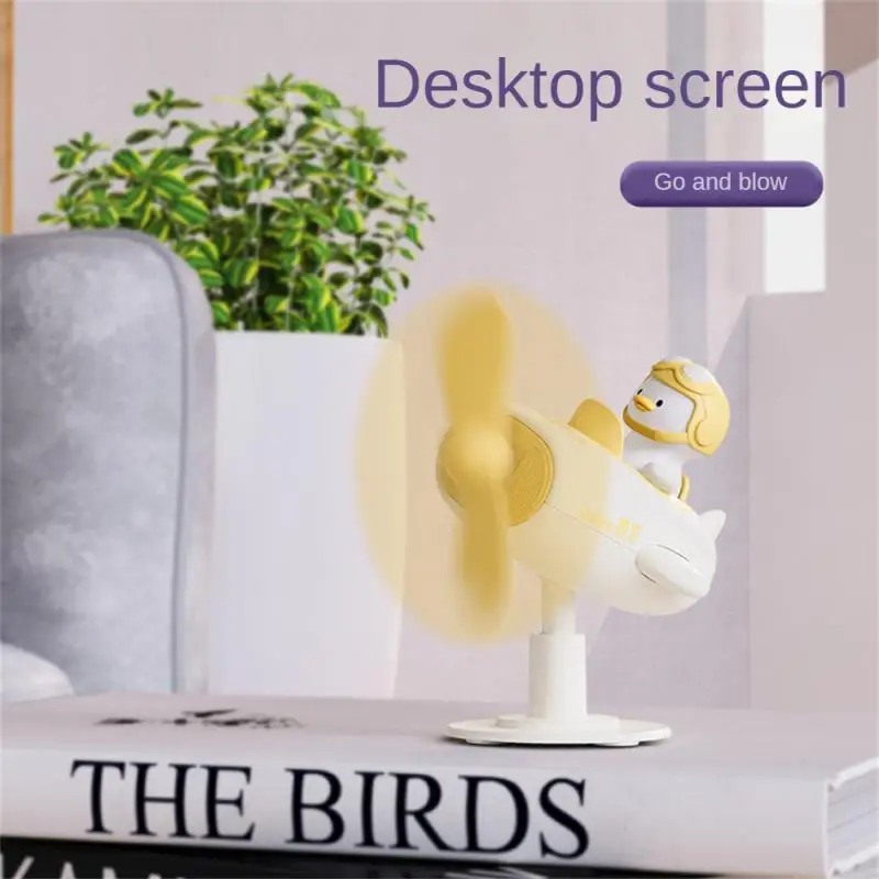 Plug And Play Duck Fan Cute Small Desktop Fan Cooling Accessories In-line Small Fan Portable Multicolored Cooling Tools Mute Fan 
Plug And Play Duck Fan Cute Small Desktop Fan Cooling Accessories In-line Small Fan Portable Multicolored Cooling Tools Mute Fan