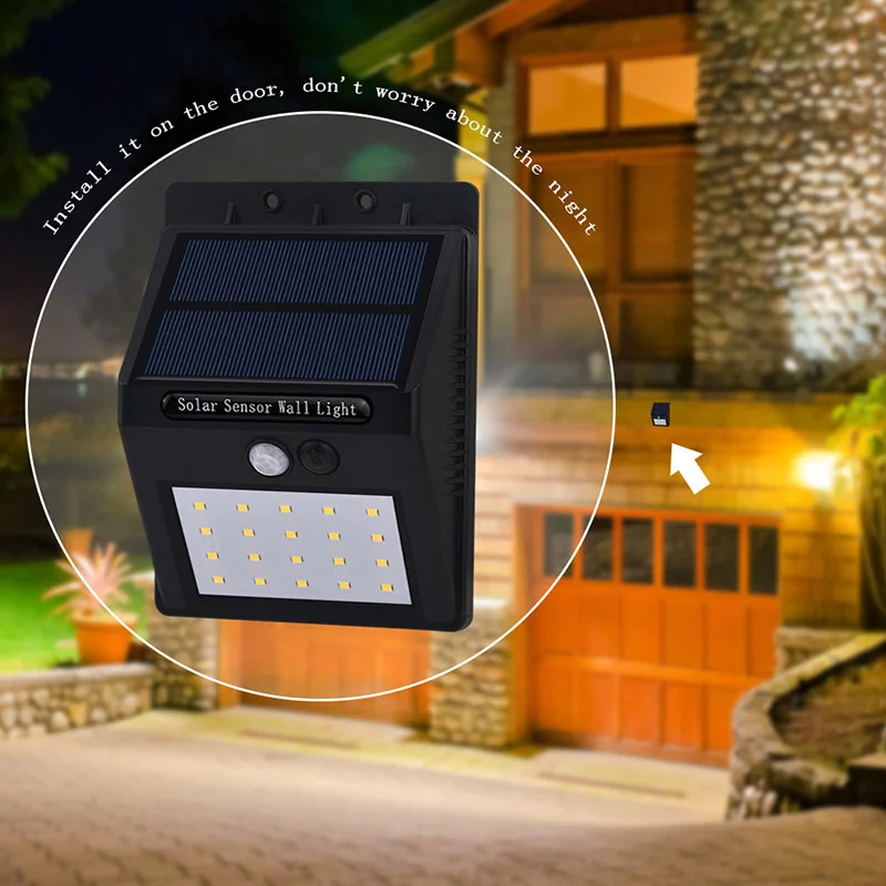 Solar Light Landscape outdoor lighting Courtyard wall lamp Human infrared sensing 20Led acoustooptic control projection garage
Solar Light Landscape outdoor lighting Courtyard wall lamp Human infrared sensing 20Led acoustooptic control projection garage