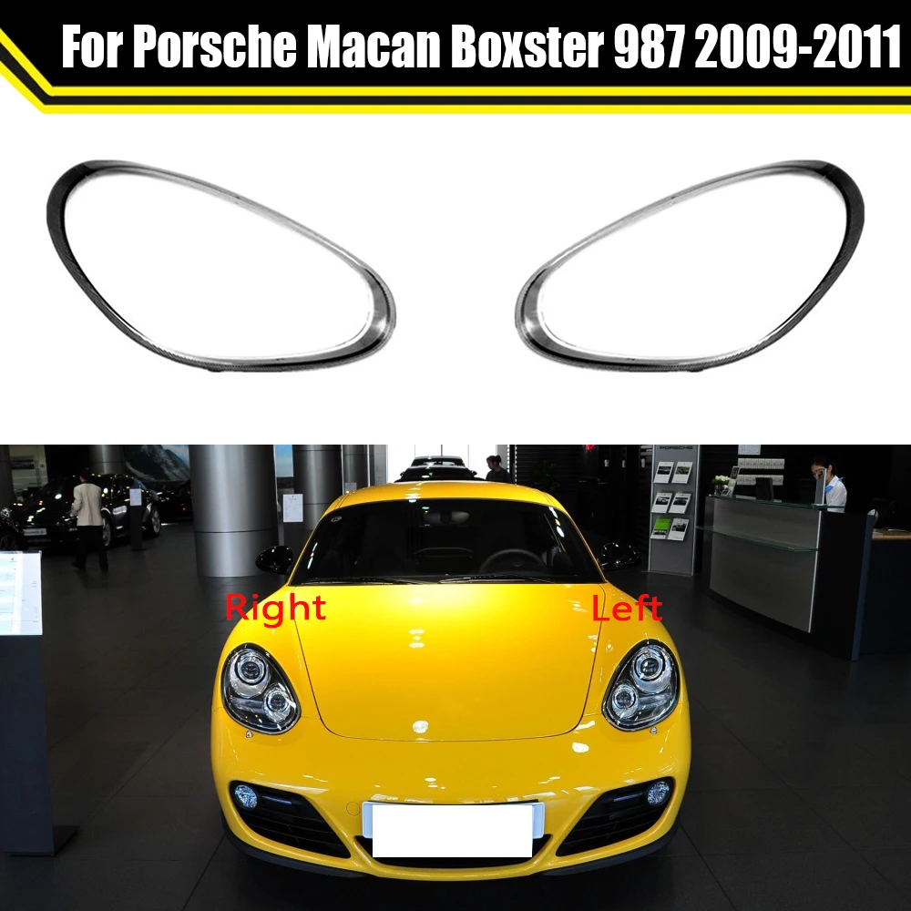 Car Front Headlamp Caps Auto Lampshade Lampcover Head Lamp Light Covers Glass Lens Shell For Porsche Macan Boxster 987 2009~2011
Car Front Headlamp Caps Auto Lampshade Lampcover Head Lamp Light Covers Glass Lens Shell For Porsche Macan Boxster 987 2009~2011