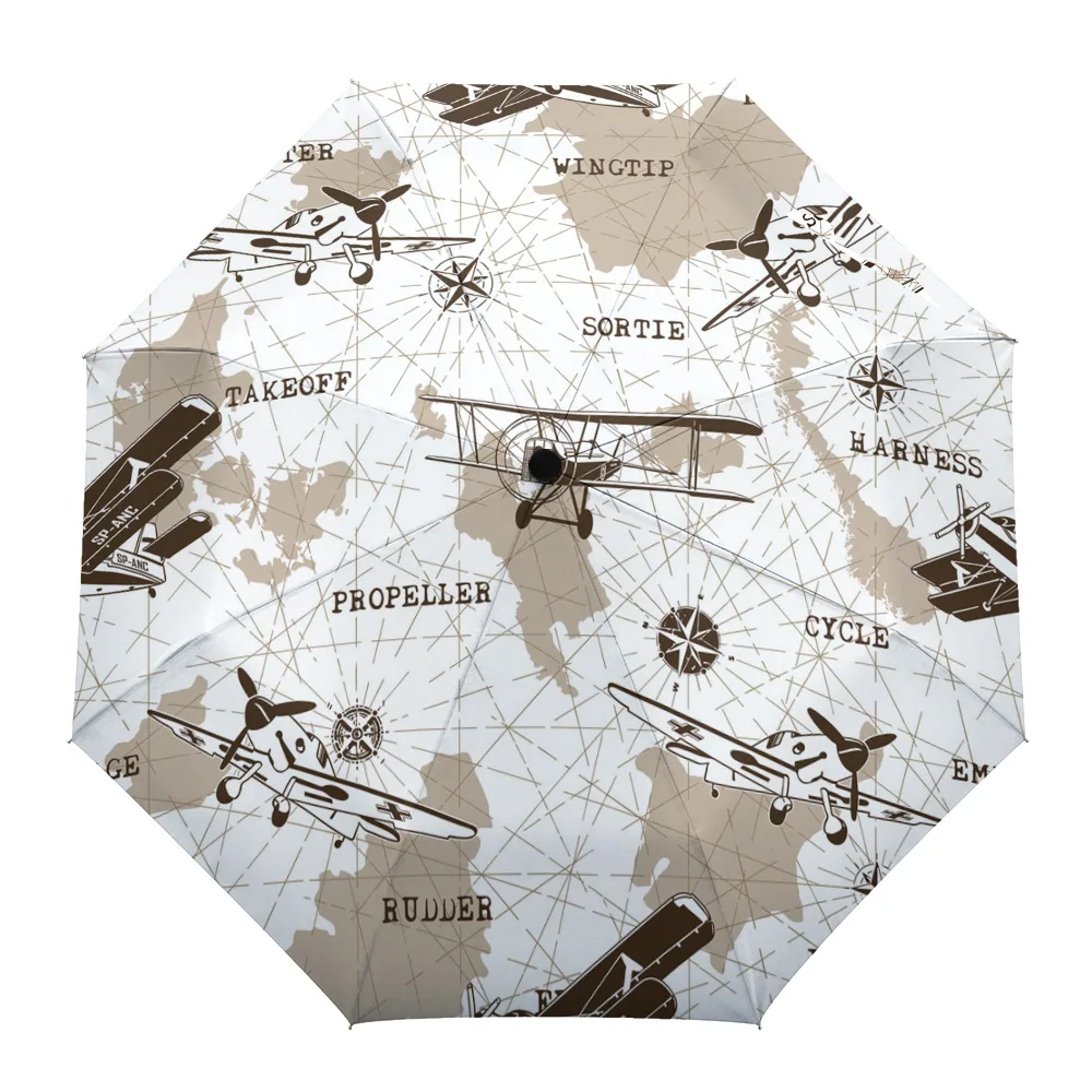 Airplane Model Map Sunny Umbrella Automatic Beach Umbrella Outdoor Adults Printed Rain Umbrella for Men Kids Parasol
Airplane Model Map Sunny Umbrella Automatic Beach Umbrella Outdoor Adults Printed Rain Umbrella for Men Kids Parasol
