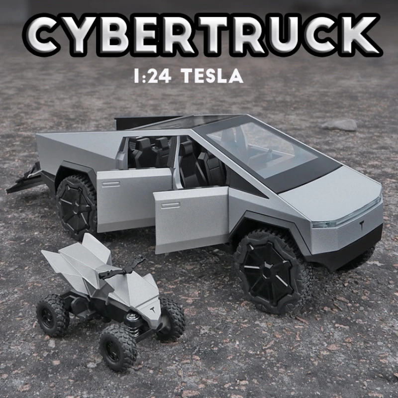 1:24 Tesla Cybertruck Truck Alloy Toy Car Model Diecasts Vehicles Pickup Motorcycle Car Decoration Kid Boys Toys Christmas Gifts
1:24 Tesla Cybertruck Truck Alloy Toy Car Model Diecasts Vehicles Pickup Motorcycle Car Decoration Kid Boys Toys Christmas Gifts