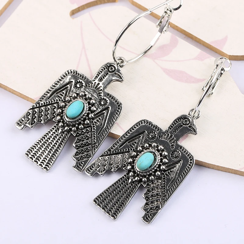 Retro Indian Tribe Eagle Drop Earrings Gypsy Ethnic Statement For Women Punk Gothic Party Fashion Jewelry G4M617
Retro Indian Tribe Eagle Drop Earrings Gypsy Ethnic Statement For Women Punk Gothic Party Fashion Jewelry G4M617