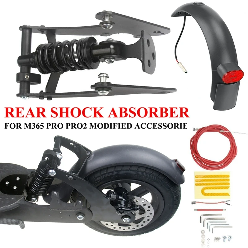 for Xiaomi M365 Pro Pro2 Rear Shock Absorber Aluminum Rear Suspension Fork Kits Electric Scooter Modified Accessories
for Xiaomi M365 Pro Pro2 Rear Shock Absorber Aluminum Rear Suspension Fork Kits Electric Scooter Modified Accessories
