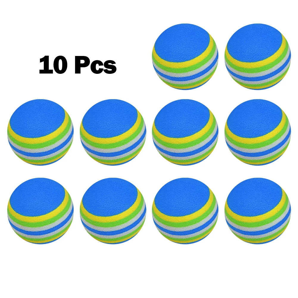 10pc Golf Balls Swing Training EVA Balls Indoor Practice Yellow/Red/Blue Rainbow Sponge Balls For Full Shot Practice
10pc Golf Balls Swing Training EVA Balls Indoor Practice Yellow/Red/Blue Rainbow Sponge Balls For Full Shot Practice