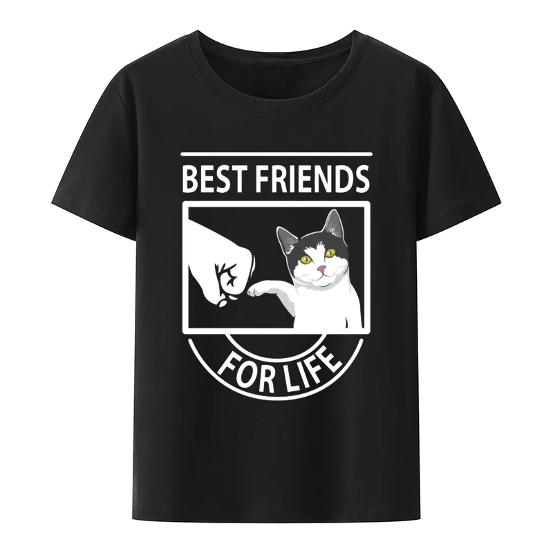 Best Frieds for Life Letters Print Cat Women Men Tshirt Casual Funny Short-sleev Aesthetic Kawaii Fashion Short-sleev Streetwear
Best Frieds for Life Letters Print Cat Women Men Tshirt Casual Funny Short-sleev Aesthetic Kawaii Fashion Short-sleev Streetwear