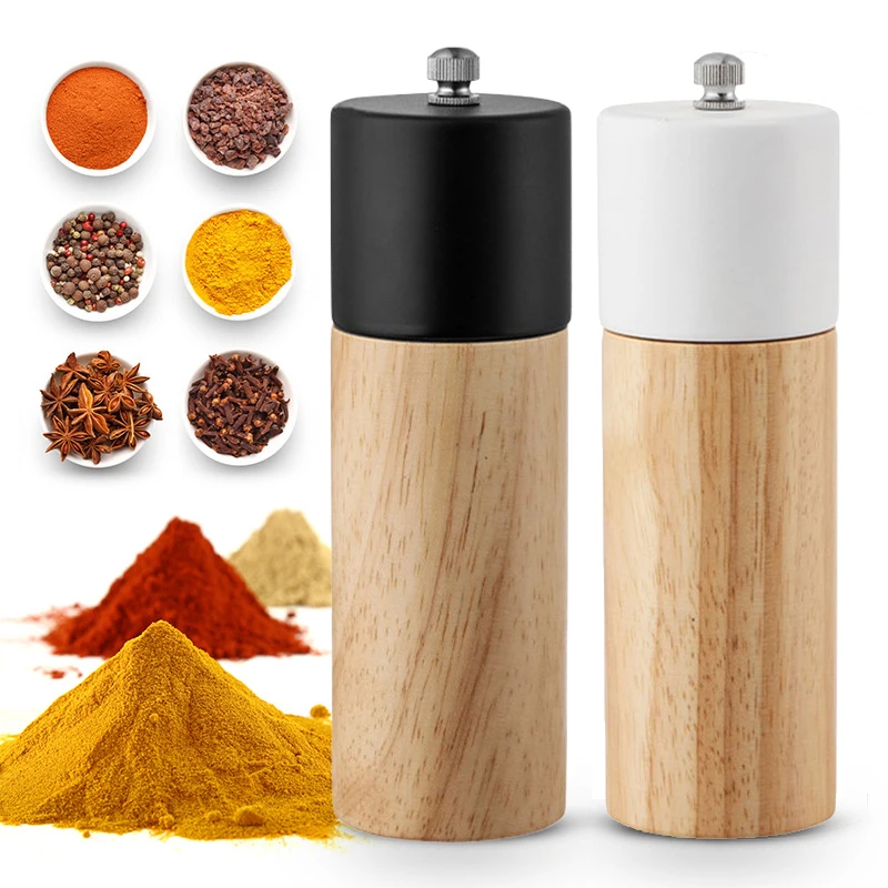 6Inch Manual Pepper Grinder Wooden Salt And Pepper Mill Mini Multi-Purpose Adjustable Coarseness Spice Mill Grinder Kitchen Tool
6Inch Manual Pepper Grinder Wooden Salt And Pepper Mill Mini Multi-Purpose Adjustable Coarseness Spice Mill Grinder Kitchen Tool