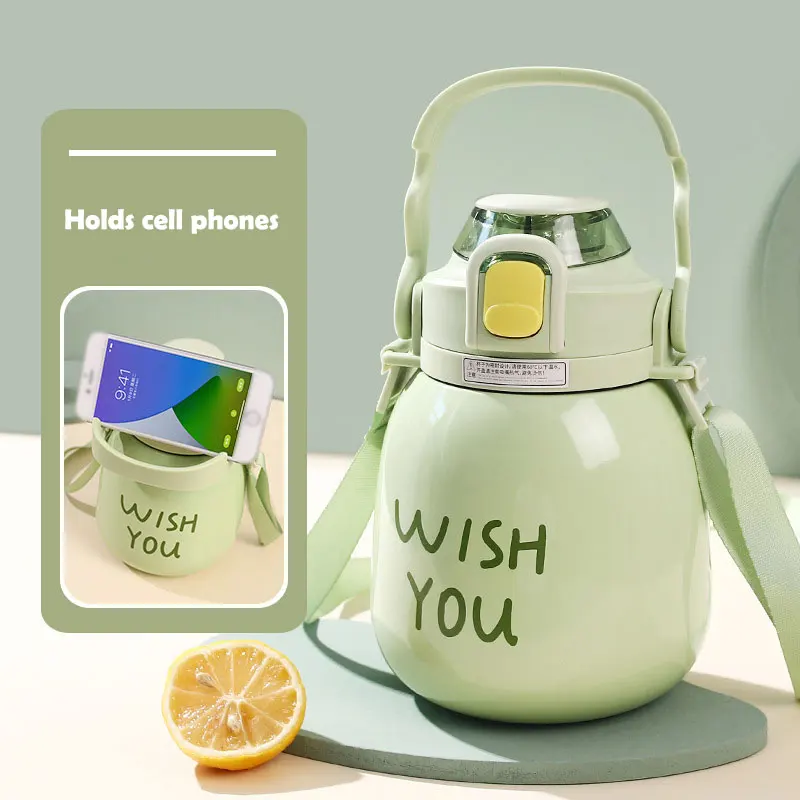 1000ML Tumbler Thermo Bottle Large Capacity With Straw Stainless Steel Thermal Water Bottle Cold and Hot Thermos Cup Vacuum
1000ML Tumbler Thermo Bottle Large Capacity With Straw Stainless Steel Thermal Water Bottle Cold and Hot Thermos Cup Vacuum
