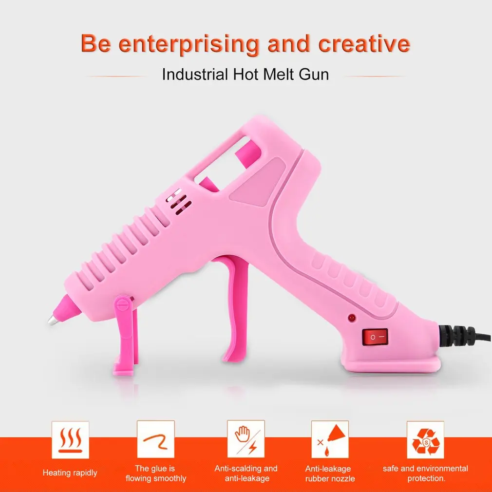 Hot Melt Glue Gun with Glue Stick for DIY Handwork Toy Repair Tools Electric Heat Temperature Glue Guns RJ801
Hot Melt Glue Gun with Glue Stick for DIY Handwork Toy Repair Tools Electric Heat Temperature Glue Guns RJ801