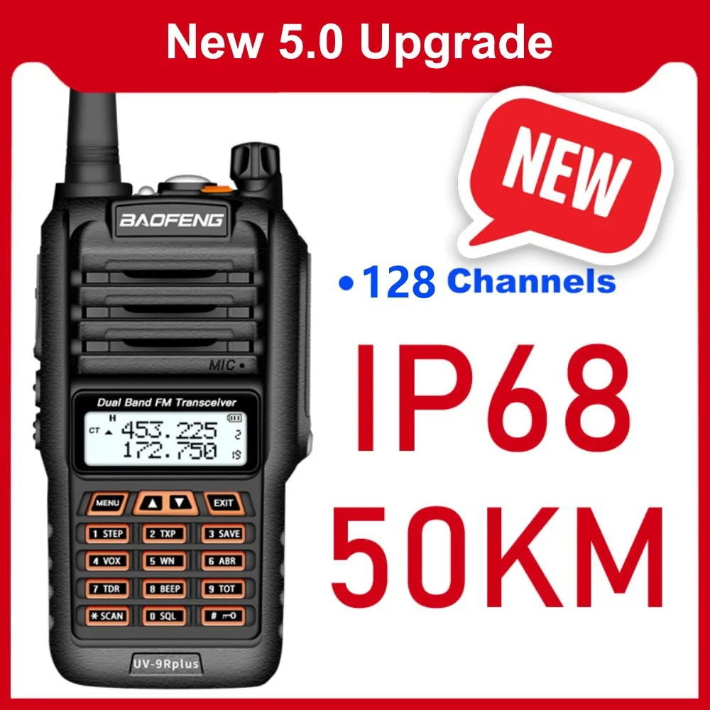 2023 Walkie Talkie Long Range 50km Baofeng UV 9R Plus 128CH Two Way Radio VHF UHF Radio Station UV9R Plus CB Ham HF Transceiver
2023 Walkie Talkie Long Range 50km Baofeng UV 9R Plus 128CH Two Way Radio VHF UHF Radio Station UV9R Plus CB Ham HF Transceiver