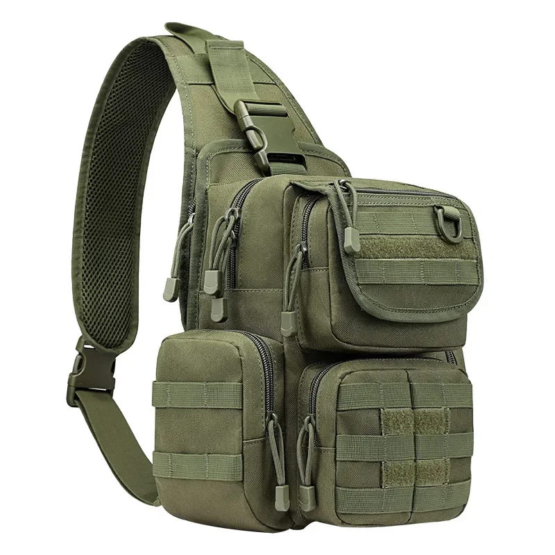 Tactical Chest Sling Bag Men's Riding Bags Hunting Holster Backpacks Climbing Molle Fishing Pouch Archer Shoulder Backpack
Tactical Chest Sling Bag Men's Riding Bags Hunting Holster Backpacks Climbing Molle Fishing Pouch Archer Shoulder Backpack