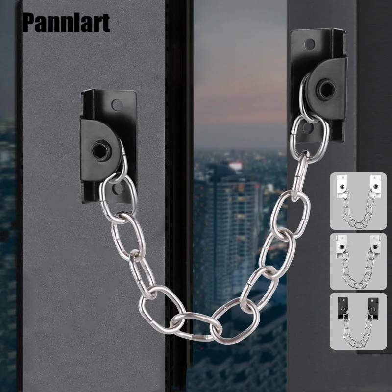Pannlart Stainless Steel Window Lock Child Safety Chain Window Stopper Protection Lock Adjustable Door Window Anti-theft Chain
Pannlart Stainless Steel Window Lock Child Safety Chain Window Stopper Protection Lock Adjustable Door Window Anti-theft Chain