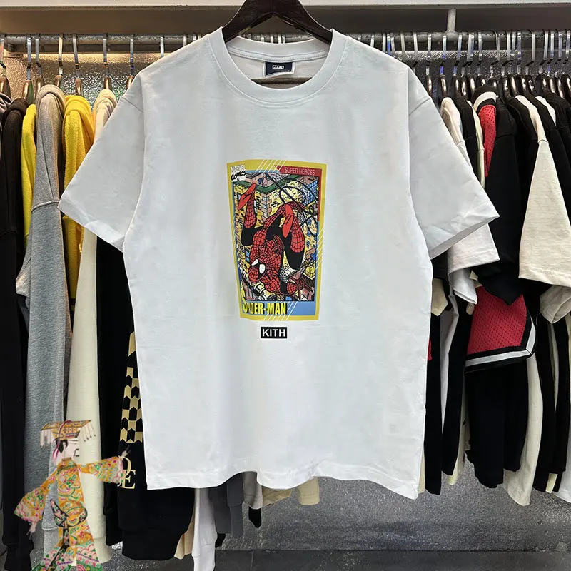 KITH 23ss New Spider Print Short Sleeve T-shirt Men Women Casual Loose T-shirts One Day Ship Out
KITH 23ss New Spider Print Short Sleeve T-shirt Men Women Casual Loose T-shirts One Day Ship Out