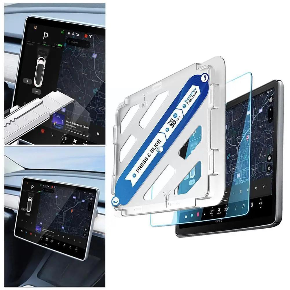 for Tesla Model 3 Model Y Center Console Screen Protector for Tesla Tempered Glass Full Cover With Film Auxiliary Accessor S1P6
for Tesla Model 3 Model Y Center Console Screen Protector for Tesla Tempered Glass Full Cover With Film Auxiliary Accessor S1P6