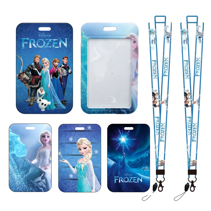 Disney Frozen Cartoon student ID bus card set access control work card set movie anime figures Elsa mobile phone lanyard gifts
Disney Frozen Cartoon student ID bus card set access control work card set movie anime figures Elsa mobile phone lanyard gifts