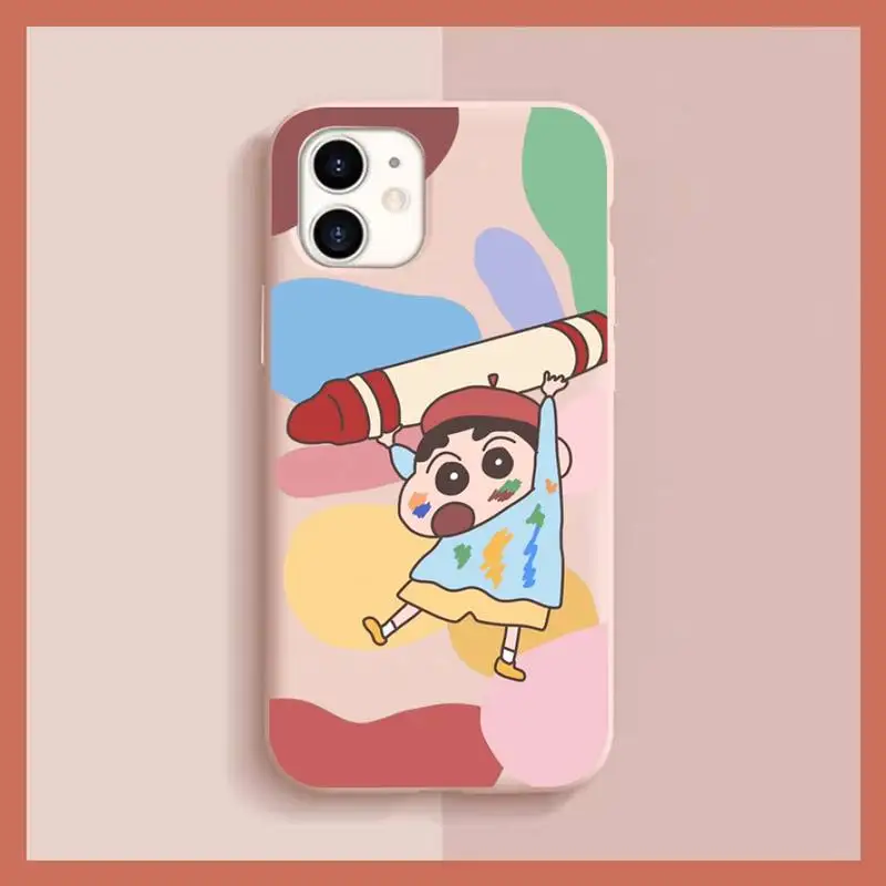 BANDAI Crayon Shin-chan Phone Case for iPhone 11 12 13 Mini Pro Xs Max 8 7 6 6S Plus X XR Solid Candy Color Case
BANDAI Crayon Shin-chan Phone Case for iPhone 11 12 13 Mini Pro Xs Max 8 7 6 6S Plus X XR Solid Candy Color Case