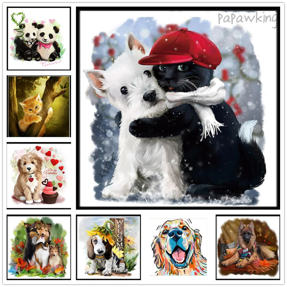 Full Square Diamond Diamond Painting DIY Cartoon Cute Cats Art Rhinestone Handmade Cross Stitch Home Wall Embroidery Decoration
Full Square Diamond Diamond Painting DIY Cartoon Cute Cats Art Rhinestone Handmade Cross Stitch Home Wall Embroidery Decoration