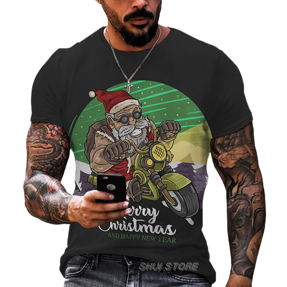 Men's printed T-shirt with colorful life of the elderly 
Men's printed T-shirt with colorful life of the elderly