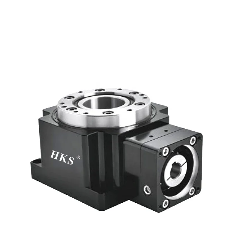 Equipped with stepper servo motor, hollow rotary platform coaxial arbitrary right angle planetary gear reducer
Equipped with stepper servo motor, hollow rotary platform coaxial arbitrary right angle planetary gear reducer