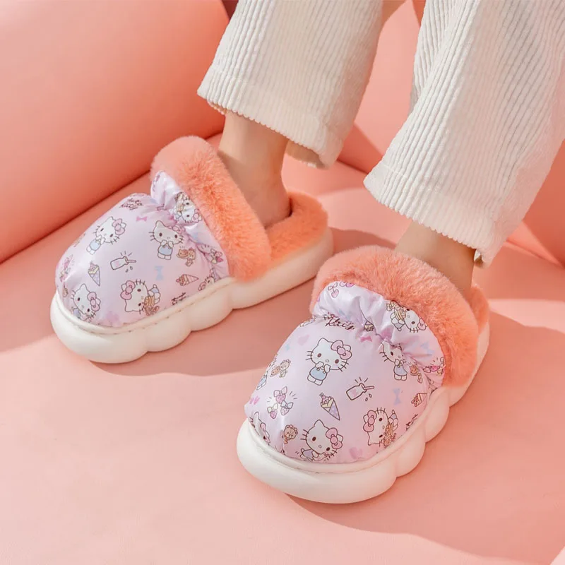 Anime Hello Kitty Plush Winter Slippers Kawaii Sanrios Cinnamoroll Children Cartoon Waterproof Slides Warm Home Shoes Kids Gift
Anime Hello Kitty Plush Winter Slippers Kawaii Sanrios Cinnamoroll Children Cartoon Waterproof Slides Warm Home Shoes Kids Gift