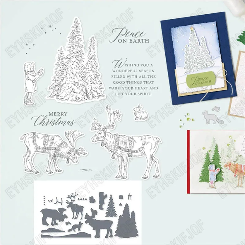 Deer Tree Stamps And Dies New Arrival 2022 Scrapbook Diary Decoration Stencil Embossing Template Diy Greeting Card Handmade
Deer Tree Stamps And Dies New Arrival 2022 Scrapbook Diary Decoration Stencil Embossing Template Diy Greeting Card Handmade