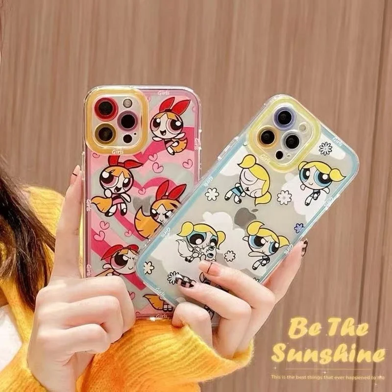 Bandai The Powerpuff Girls Cartoon Phone Case for iPhone11 12 13 Pro Max Mini X XS MAX XR Silicone Holder Cover Lens Protection
Bandai The Powerpuff Girls Cartoon Phone Case for iPhone11 12 13 Pro Max Mini X XS MAX XR Silicone Holder Cover Lens Protection