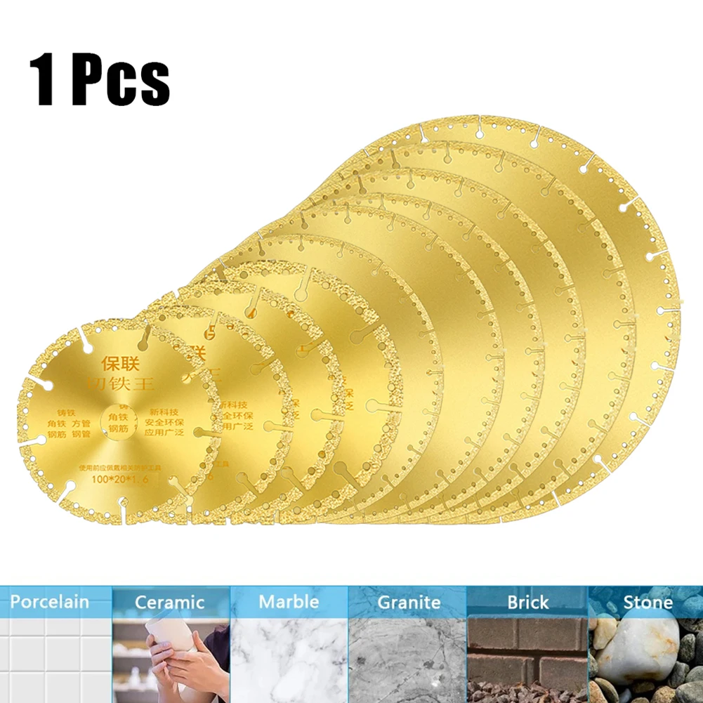 1 PC Brazed Diamond Saw Blade For Cutting Disc Heat Resistant Treatment Vacuum Brazed Technology Professional Cutting Machine
1 PC Brazed Diamond Saw Blade For Cutting Disc Heat Resistant Treatment Vacuum Brazed Technology Professional Cutting Machine