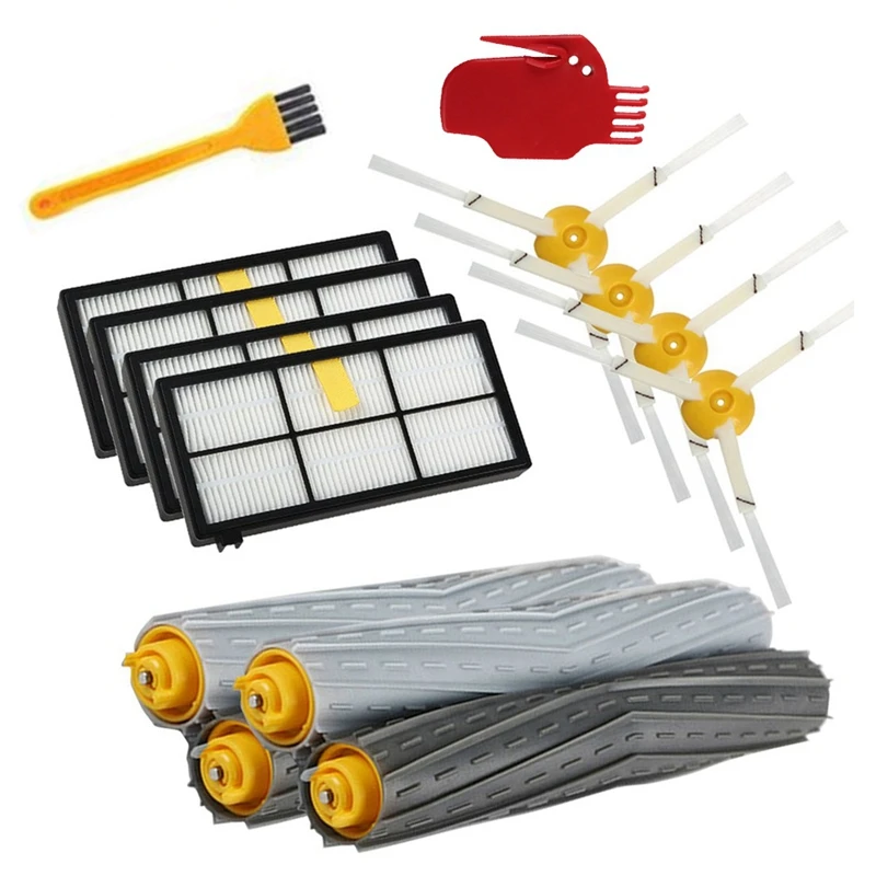 Набор аксессуаров для Irobot Roomba, щеточный фильтр HEPA для Irobot Roomba 980, 990, 900, 896, 886, 870, 865, 866, 800 
Набор аксессуаров для Irobot Roomba, щеточный фильтр HEPA для Irobot Roomba 980, 990, 900, 896, 886, 870, 865, 866, 800