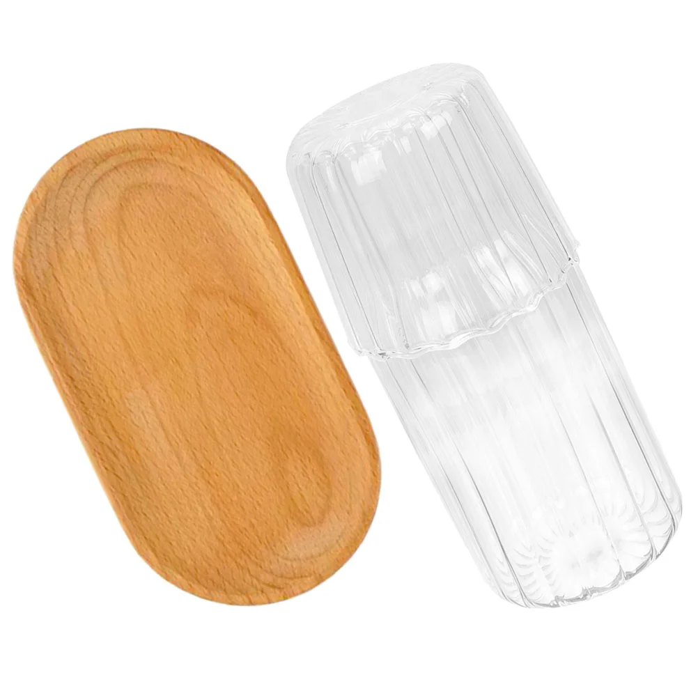 Drinking Water Bottle One Person Clear Glass Pitcher Table Top Bedside Carafe Tray Tumbler Cups Container Mouthwash
Drinking Water Bottle One Person Clear Glass Pitcher Table Top Bedside Carafe Tray Tumbler Cups Container Mouthwash