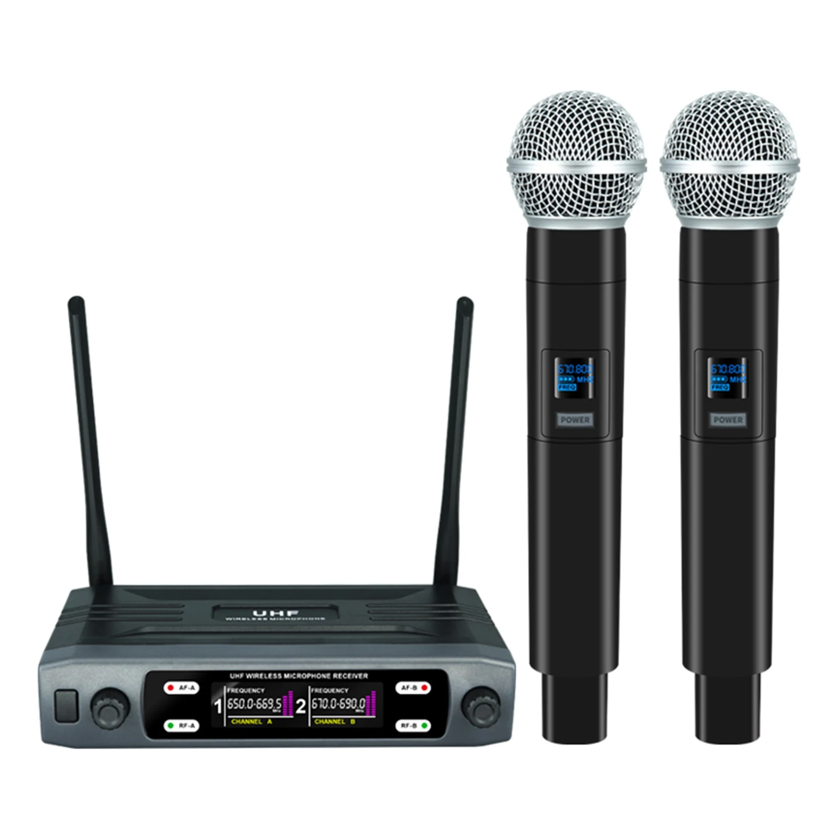 Wireless Microphone 1 Drag 2 Handheld Microphone Suitable for Outdoor Audio Party Karaoke Conference Performance US Plug
Wireless Microphone 1 Drag 2 Handheld Microphone Suitable for Outdoor Audio Party Karaoke Conference Performance US Plug