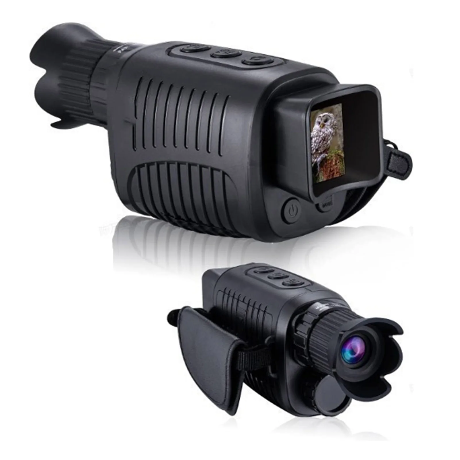 Night Vision Monocular Camcorder with Infrared Illuminator & Video Recording 150-300m Long Distance for Camping Surveillance
Night Vision Monocular Camcorder with Infrared Illuminator & Video Recording 150-300m Long Distance for Camping Surveillance