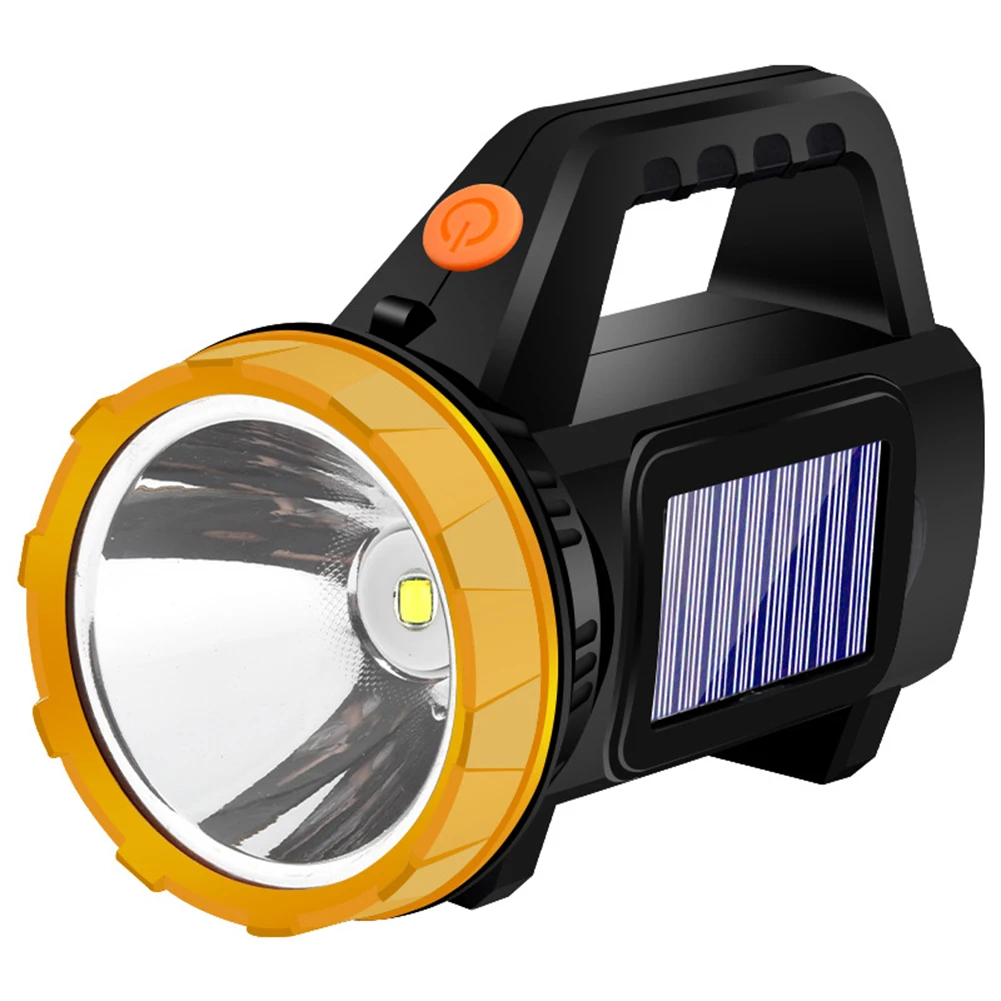 Powerful LED Solar Searchlight Portable USB Rechargeable Outdoor Camping Home Portable Lamp Strong Lighting Flashlights
Powerful LED Solar Searchlight Portable USB Rechargeable Outdoor Camping Home Portable Lamp Strong Lighting Flashlights