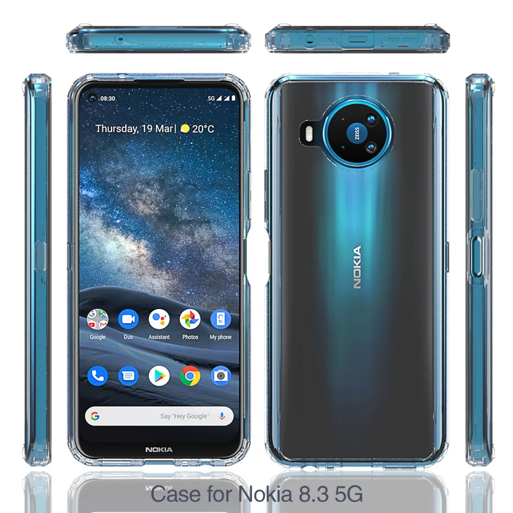 1pc Anti-Scratches Scratch-resistant Clear Shockproof Case Compatible for Nokia 8.3 5G
1pc Anti-Scratches Scratch-resistant Clear Shockproof Case Compatible for Nokia 8.3 5G