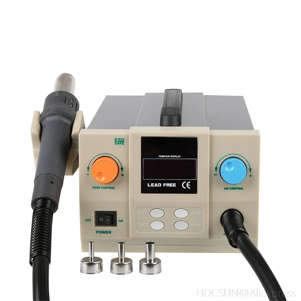 Паяльная станция NT 761DW, 700 Вт, 100-450 градусов
Паяльная станция NT 761DW, 700 Вт, 100-450 градусов