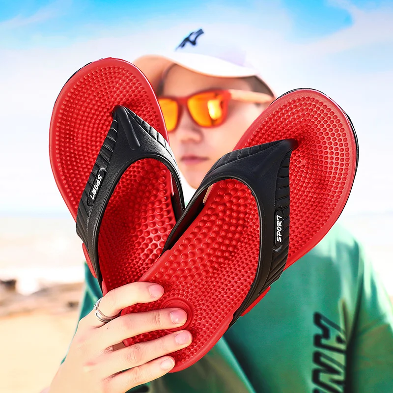 JIEMIAO Summer Men Slippers Massage Sandals Comfortable Men Beach Flip-flops Casual Shoes Fashion Men Hot Sell Footwear
JIEMIAO Summer Men Slippers Massage Sandals Comfortable Men Beach Flip-flops Casual Shoes Fashion Men Hot Sell Footwear